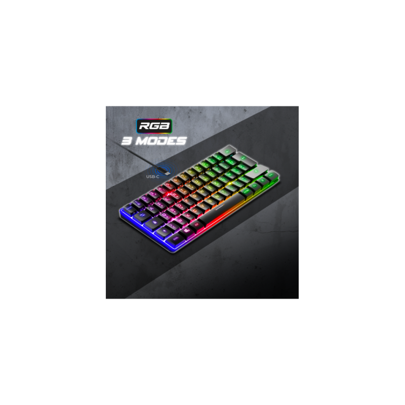 Clavier Gaming SPIRIT OF GAMER PRO K2 TKL RGB - Noir