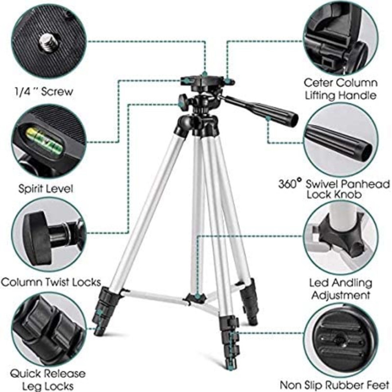 Trépied 3110 pour Smartphone Et Camera