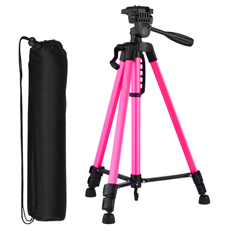Trépied 3366 pour Smartphone Et Camera - Rose