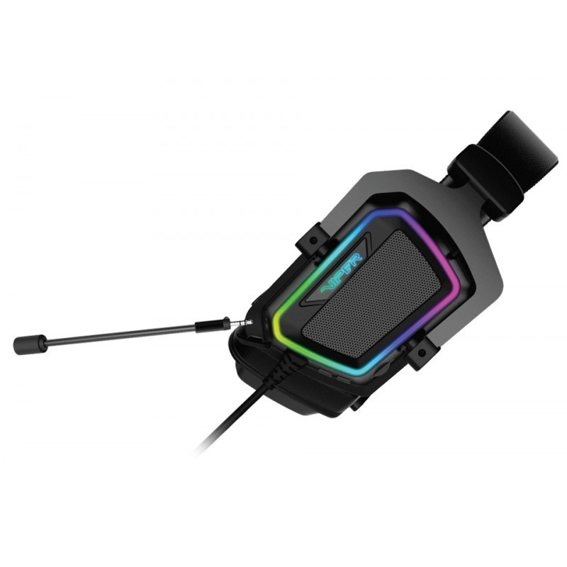 Casque Gaming USB Patriot Viper V380 7.1 Surround / RGB - Noir