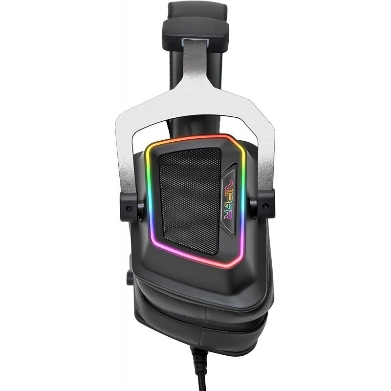 Casque Gaming USB Patriot Viper V380 7.1 Surround / RGB - Noir