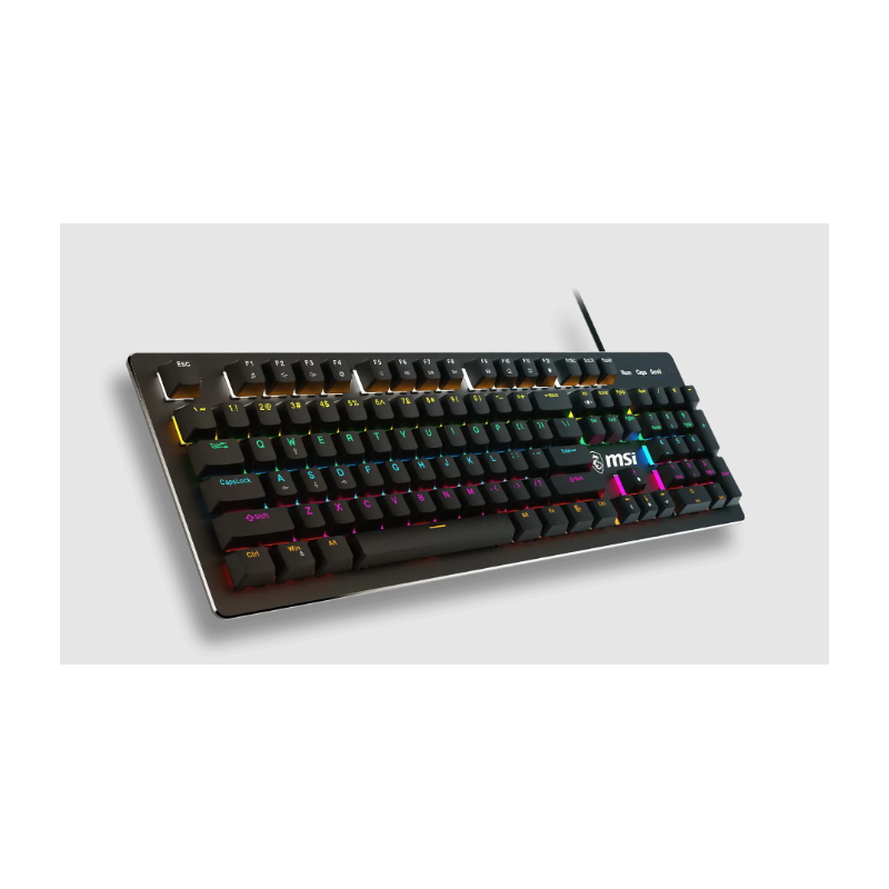 Clavier Mécanique MSI FORGE GK300 - Noir - Blue Switch