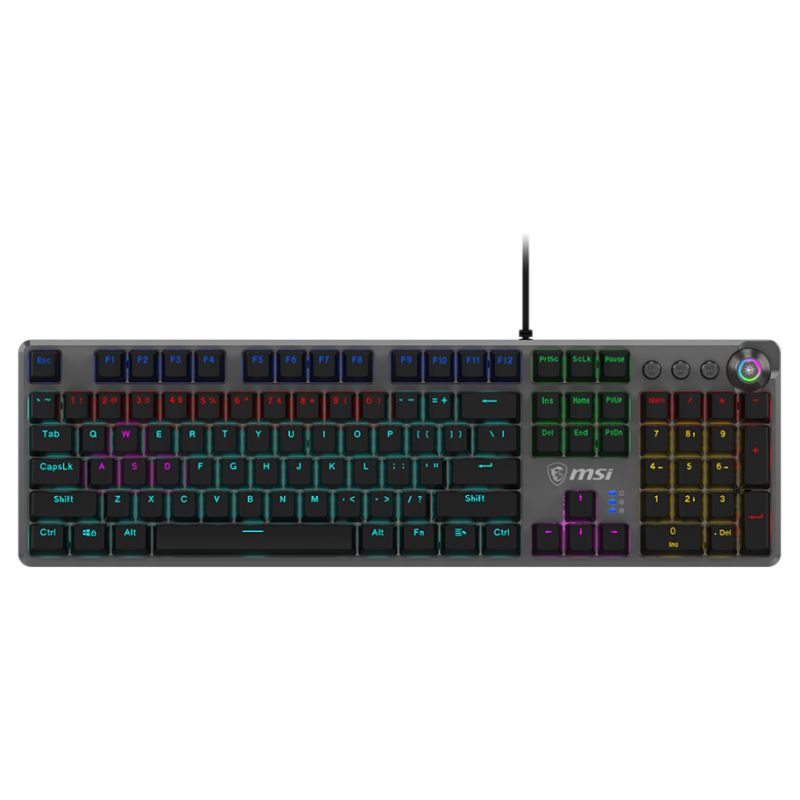 Clavier Mécanique MSI FORGE GK310 - Noir - Red Switch