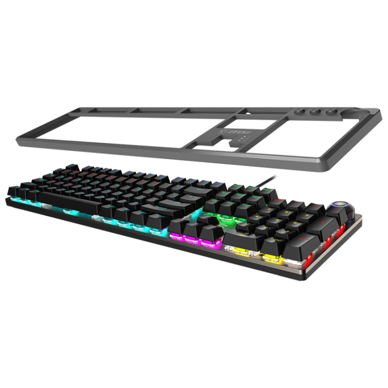 Clavier Mécanique MSI FORGE GK310 - Noir - Red Switch