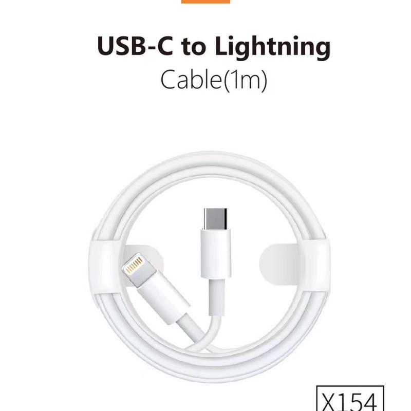 Cable USB-C vers Lightning 20W 1m WUW X154