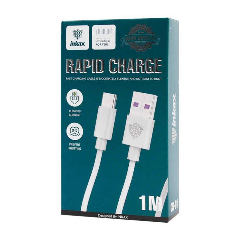 Cable Type C 1m 2.1A INKAX CB-01