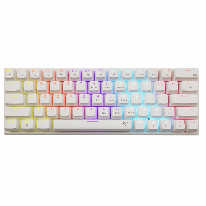 Clavier WHITE SHARK WAKIZASHI-2 GK-002211 V2 - Red Switch - Blanc
