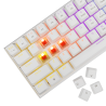 Clavier WHITE SHARK WAKIZASHI-2 GK-002211 V2 - Red Switch - Blanc