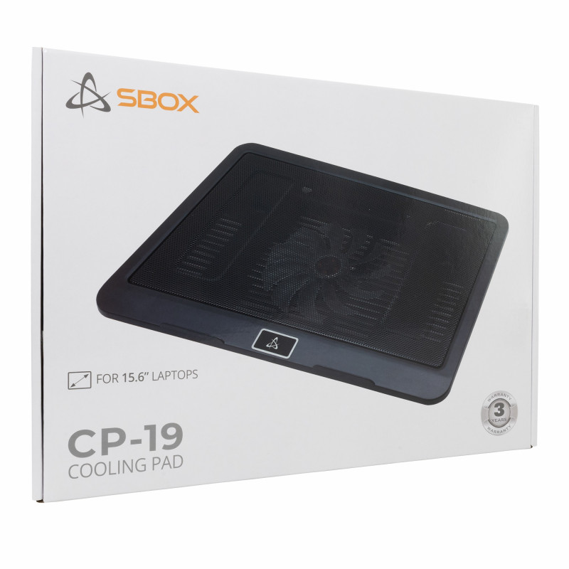 Refroidisseur SBOX USB Pour Pc Portable 15.6" CP-19