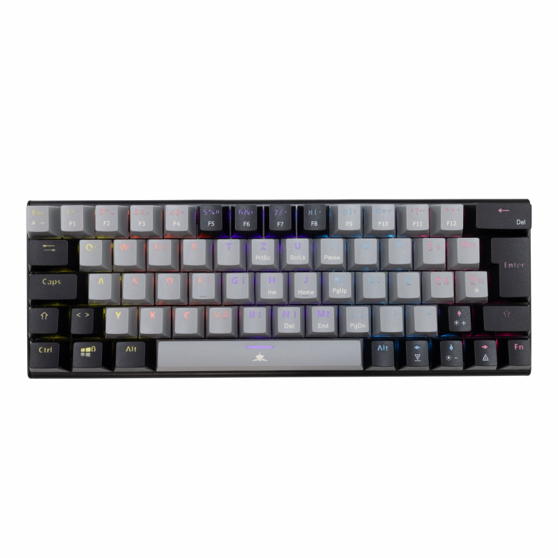 Clavier WHITE SHARK WAKIZASHI-2 GK-002711V2 - Red Switch - Gris Noir