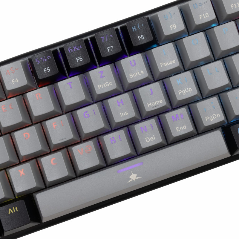 Clavier WHITE SHARK WAKIZASHI-2 GK-002711V2 - Red Switch - Gris Noir