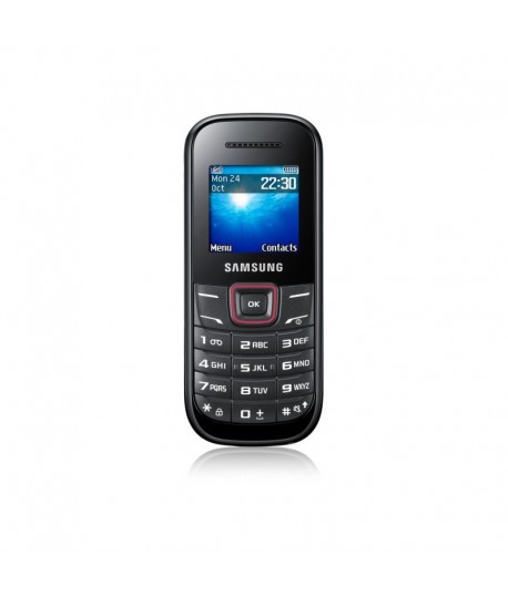 Téléphone Portable Samsung E1200R Noir et Rouge