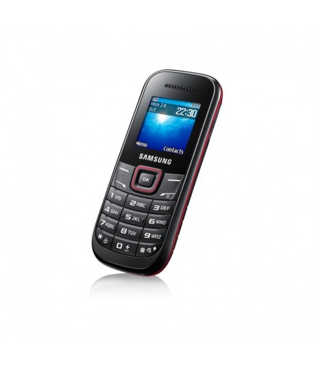 Téléphone Portable Samsung E1200R Noir et Rouge