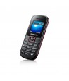 Téléphone Portable Samsung E1200R Noir et Rouge