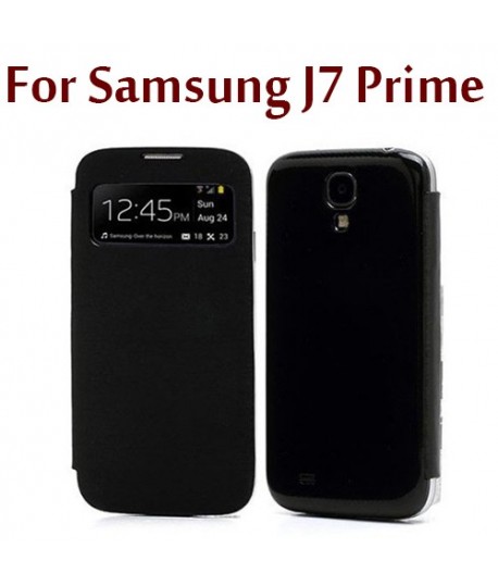Flip Cover Noir S View Samsung Galaxy J7 Prime