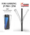 Samsung J7 PRO / J730 - Etui Transparent 360° Avant et Arrière