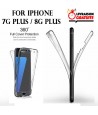 iPhone 7G Plus / 8G Plus - Etui Transparent 360° Avant et Arrière