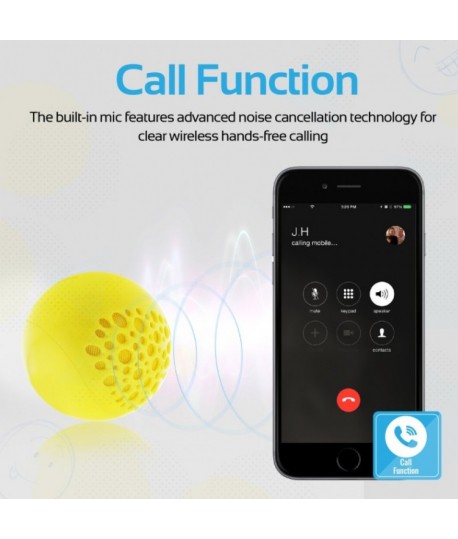 Mini Haut-parleur Bluetooth PROMATE COOLCLASSIC Cool Emoji