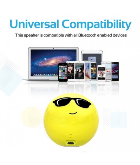 Mini Haut-parleur Bluetooth PROMATE COOLCLASSIC Cool Emoji