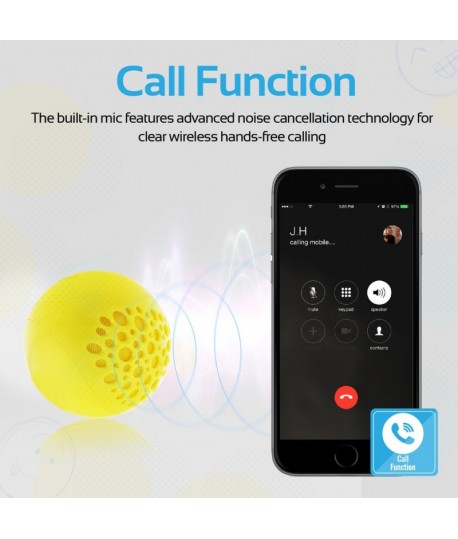 Mini Haut-parleur Bluetooth PROMATE FLIRTYFUNK Cool Emoji