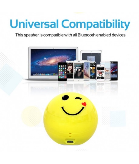 Mini Haut-parleur Bluetooth PROMATE FLIRTYFUNK Cool Emoji