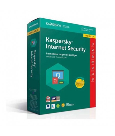 Antivirus KASPERSKY Internet Security 2018 - 1 an / 1 Pc