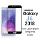 Samsung J4 2018 - Protection FULL SCREEN GLASS Noir