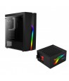 Boitier AEROCOOL BOLT RGB + Bloc Alimentation LUX-550W RGB