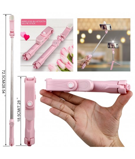 Selfie Trépied 4 en 1 Bluetooth X-10S