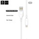 Cable USB Lightning 1m 2.4A DENMEN D01L