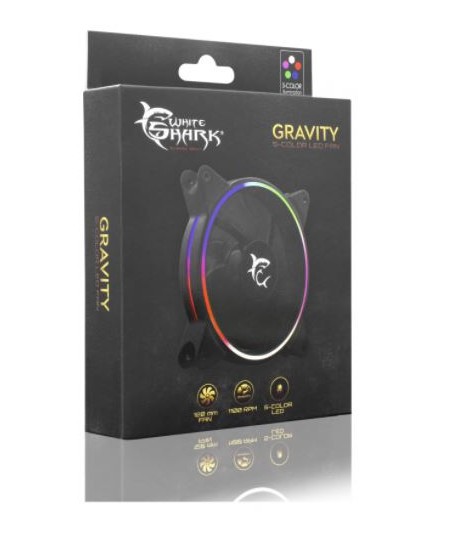 Ventilateur de Boitier WHITE SHARK GRAVITY - ARGB
