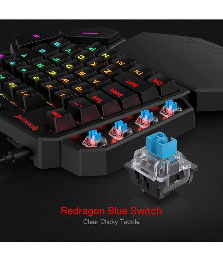 Mini Clavier Gaming Mécanique REDRAGON DITI K585 RGB
