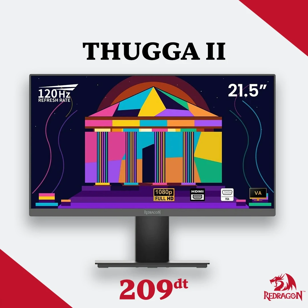 Moniteur Gamer THUGGA II Tunisie Moniteur Gamer THUGGA II Tunisie